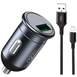 Car Charger XO, QC3.0, 18W, CC46