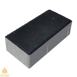 Tротуарная плиткa кирпич 20 х 10 х 4 см, чёрная
