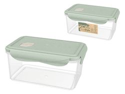 Caserola pentru frigider/MVP Phibo EcoStyle 1.6l, 20X13X9.6cm, cu supapa