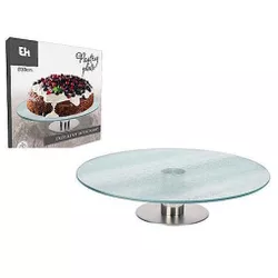 купить Аксессуар для кухни Excellent Houseware 38161 Вращающаяся сервировочная подставка D 30см H 7см стекло в Кишинёве 
