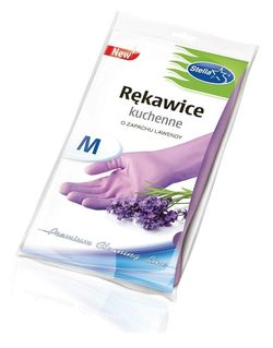 Резиновые рукавицы с запахом лаванды M Stella Pack