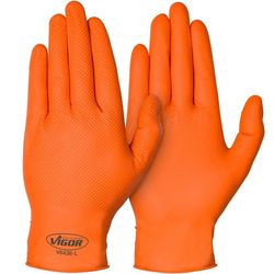 купить Спецодежда Vigor V6436-XL, перчатки резиновые, р. XL, 90 шт. в Кишинёве 