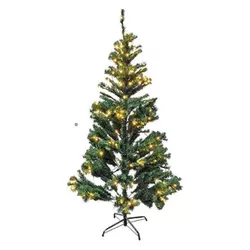 cumpără Brad artificial Promstore 02530 Brad verde PVC&PE cu luminite, 180cm, 200LED în Chișinău 