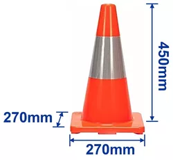cumpără Organizarea traficului Wadfow WYJ1A45 Con semnalizare reflect. 450mm în Chișinău 