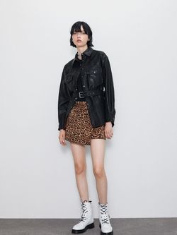 Шорты ZARA Леопард 5899/180/051