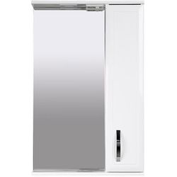 купить Зеркало для ванной Bayro Allure 550x750 правый белый мат в Кишинёве 