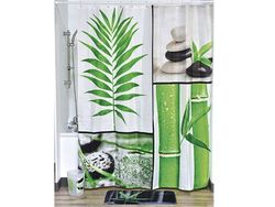 Perdea pentru dus 180X200cm Jungle, poliester