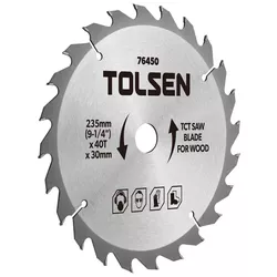 cumpără Disc de tăiere Tolsen Disc circular pentru lemn 210x30mm 24T (76440) în Chișinău 