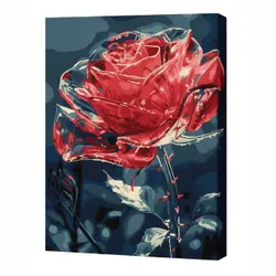 купить Картина по номерам Ideyka KHO3285 30x40cm Eco, Floare de cristal в Кишинёве 