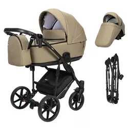 купить Детская коляска Angelina Carucior 2in1 Velio Donkey Brown VE-12 в Кишинёве 