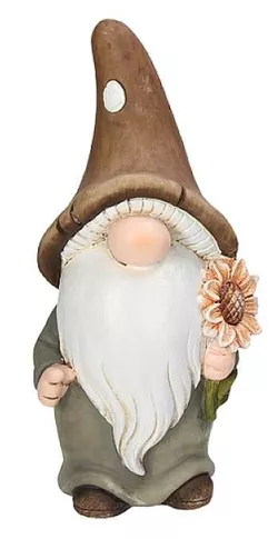 купить Новогодний декор Andrea Fontebasso 56931 Suvenir ceramic Elf de Craciun cu floare, 31cm в Кишинёве 