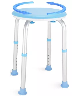 купить Сиденье для ванной и душа miscellaneous SX103C Scaun baie 32x32cm, aluminiu/plastic, albastru в Кишинёве 