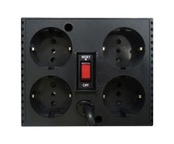 Stabilizer Voltage PowerCom  TCA-3000, 3000VA/1500W, Black, 4 Shuko socket