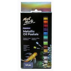 cumpără Set de creație Mont Marte MMPT0039 Set pasteluri Metallic Oil Pastels 12 culori în Chișinău 