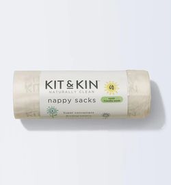 Pungi biodegradabile pentru scutece folosite Kit&Kin 60 buc