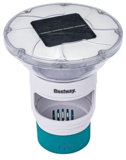 cumpără Accesoriu pentru piscină Bestway 58943BW Dozator plutitor cu LED pentru tablete, pe bază de energie solară SolarGlow, 7.6cm în Chișinău 