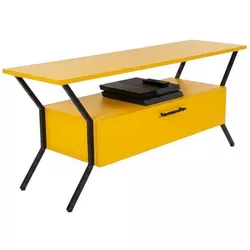 купить Тумба напольная для TV Trendy Tarz Galben, 124x54x35cm (GTR000233) в Кишинёве 
