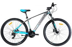 cumpără Bicicletă Crosser QUICK 29" 17.5 21S Shimano+Logan Hidraulic Grey/Blue în Chișinău 