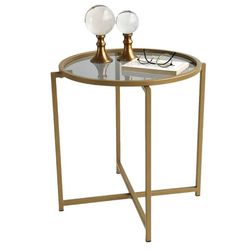 купить Журнальный столик Trendy S407K, Aur 50x50x50cm в Кишинёве 