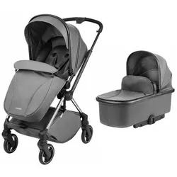 купить Детская коляска Kikka Boo Lanah Grey 2in1 (3800171204231) в Кишинёве 