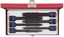 cumpără Set de tubulare, bite, duze King Tony 4476MP набор насадок ударных экстра-длинных HEX 5-14мм 1/2", 6 пр. în Chișinău 