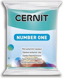 Полимерная глина CERNIT N1 56г, бирюзово голубой