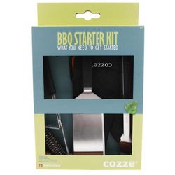 купить Товар для пикника Cozze 90310 ustensile BBQ Starter Kit (spatula, cleste, perie si manusa) в Кишинёве 