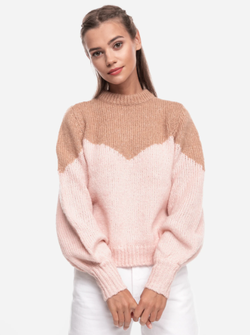 Трикотаж VERO MODA Розовый/бежевый