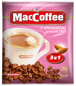 MacCoffee 3в1 Амаретто (20пак в упаковкек)