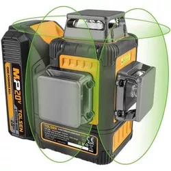 cumpără Nivela laser Tolsen Nivela laser 3D 30m verde 20V Li-Ion MP20V 1x2.0Ah (87324) în Chișinău 
