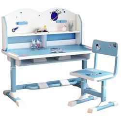 cumpără Set de mobilier pentru copii Richi 87098/1 Masa pentru studiu albastru JCHB05 în Chișinău 