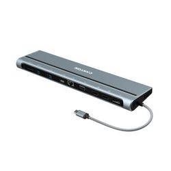 Docking Station Canyon DS-90, 14-in-1, 2xUSB 3.2, USB3.0/2.0,Type-C,3.5mm,LAN,VGA,DP,HDMI,SD/TF, PD