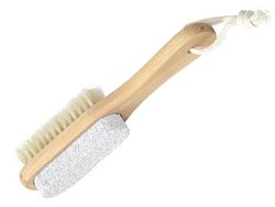 Perie pentru pedichiura cu ponce 2in1 Tendence, mesteacan
