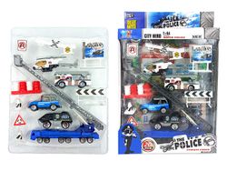 Набор спецмашин "Police" 1:87, металл