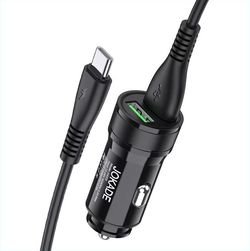 купить Зарядное устройство для автомобиля Jokade JH010, Black в Кишинёве 