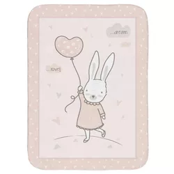 купить Комплект подушек и одеял Kikka Boo 31103020132 Plapuma super moale Rabbits in Love, 110x140 cm в Кишинёве 