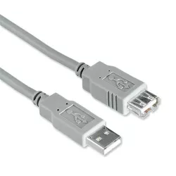 cumpără Cablu IT Hama 30618/125247 USB A Plug - USB A Socket, 3m, Bulk în Chișinău 