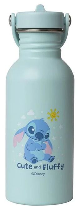 купить Поильник Premaman PRFBVB-CCC-UNQ Sticluta termoizolanta din inox cu pai Stitch, 500ml в Кишинёве 