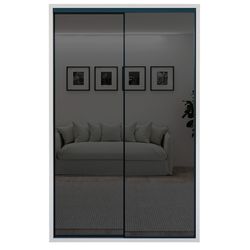 купить Шкаф Bayro Parma Graphite 1400x2250x600 белый, купе в Кишинёве 