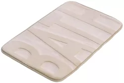 cumpără Covoraș de baie Bisk 07898, BATH bej, 60x40 în Chișinău 