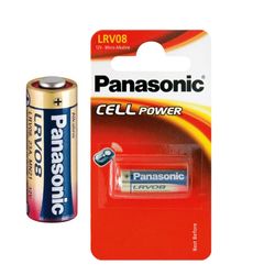LR08 Panasonic "CELL Power" 12V, Alkaline, Blister*1, LRV08L/1BE, (23A, 8LR23)