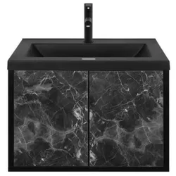 cumpără Dulap pentru lavoar Montebella Set 10.02 600*460 NERO Pantera în Chișinău 