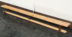 Banca gimnastica sala sport 3 m din lemn (1352)