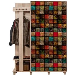 cumpără Mobilă pentru antreu Trendy Garmanto 135-723, Stejar Sonoma, 135x192x36cm (GTR005936) în Chișinău 