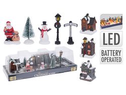 Decoratiune "Scena" LED Christmas 10buc