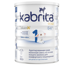Смесь на основе козьего молока Kabrita Gold 1 (0-6 мес) 800 г