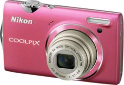 Nikon CoolPix S5100 (Official Warranty), Pink