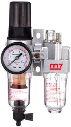 купить Аксессуар для систем отопления Mighty Seven SV-2220 Блок фильтр-редуктор-лубрикатор 1/4", 1100 л/мин. в Кишинёве 