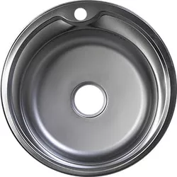 cumpără Chiuvetă bucătărie Rubano HD510D incastrabila 510x510x160mm. inox, decor-0,6mm în Chișinău 