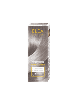 Оттеночный бальзам, SOLVEX Elea Hair Toner, 100 мл., 01 - Серебристый матовый